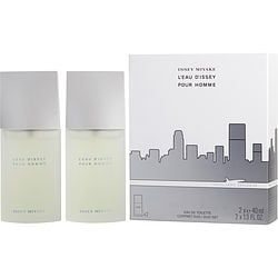 L'EAU D'ISSEY by Issey Miyake EDT SPRAY 1.3 OZ (PACK OF TWO)