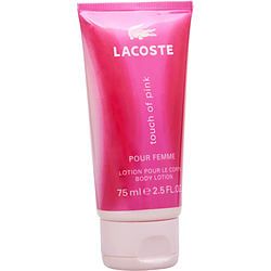 TOUCH OF PINK by Lacoste BODY LOTION 2.5 OZ