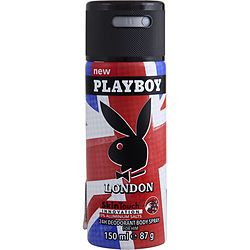 PLAYBOY LONDON by Playboy DEODORANT BODY SPRAY 5 OZ