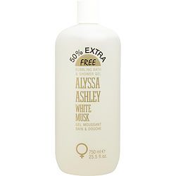 ALYSSA ASHLEY WHITE MUSK by Alyssa Ashley BATH & SHOWER GEL 25 OZ