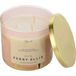 PERRY ELLIS PINK CLAY by Perry Ellis SCENTED CANDLE 14.5 OZ