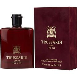 TRUSSARDI UOMO THE RED by Trussardi EDT SPRAY 3.4 OZ
