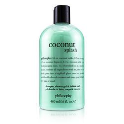Philosophy by Philosophy Coconut Splash Shampoo, Shower Gel & Bubble Bath  --480ml/16oz