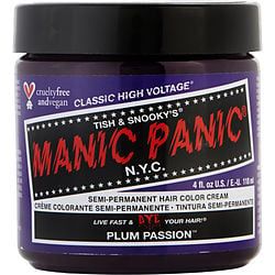 MANIC PANIC by Manic Panic HIGH VOLTAGE SEMI-PERMANENT HAIR COLOR CREAM - # PLUM PASSION 4 OZ