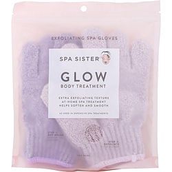 SPA ACCESSORIES by Spa Accessories SPA SISTER TWIN EXFOLIATING GLOVES TREATMENT (VIOLET & LAVENDER)