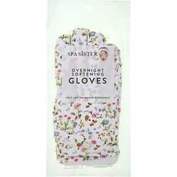 SPA ACCESSORIES by Spa Accessories OVERNIGHT SOFTENING GLOVES - WILDFLOWERS