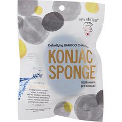 SPA ACCESSORIES by Spa Accessories KONJAC SPONGE DETOXIFYIG BAMBOO CHARCOAL